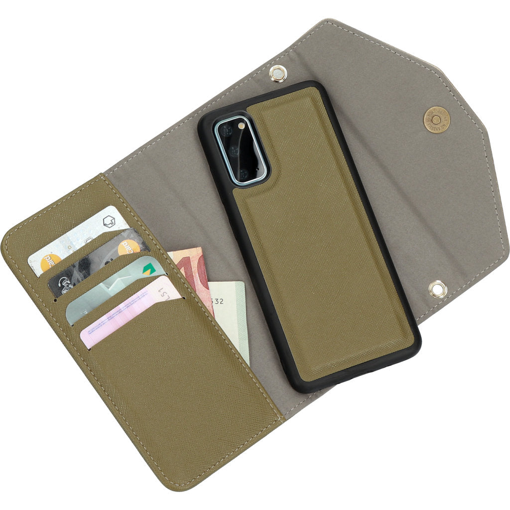 Casetastic Clutch Samsung Galaxy S20 Gold/Green
