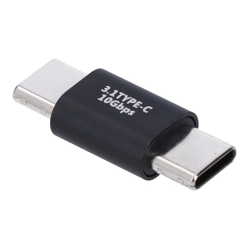 10Gbps USB-C (male) naar USB-C (male) verleng / koppel stuk adapter