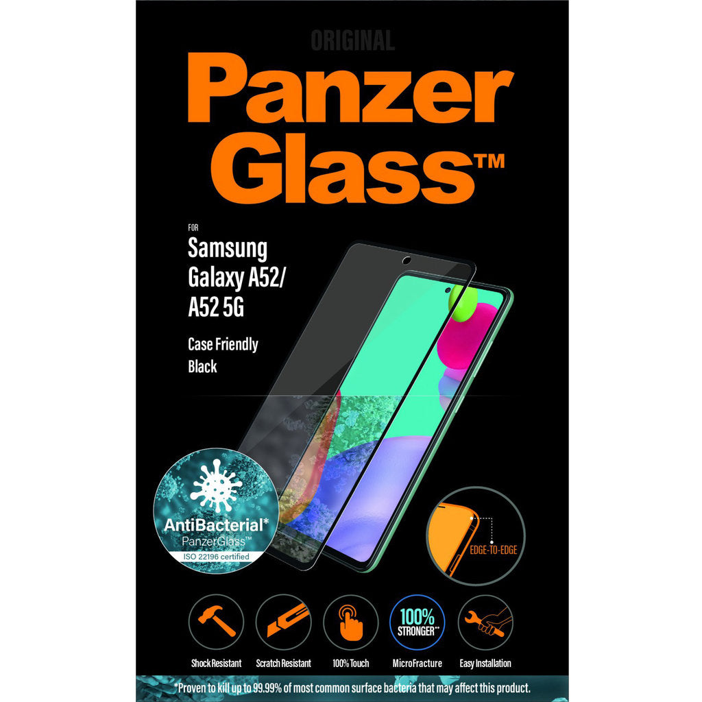 PanzerGlass Samsung Galaxy A52 4G/5G/A52s/A53 (2022) Black CF Super + Glas