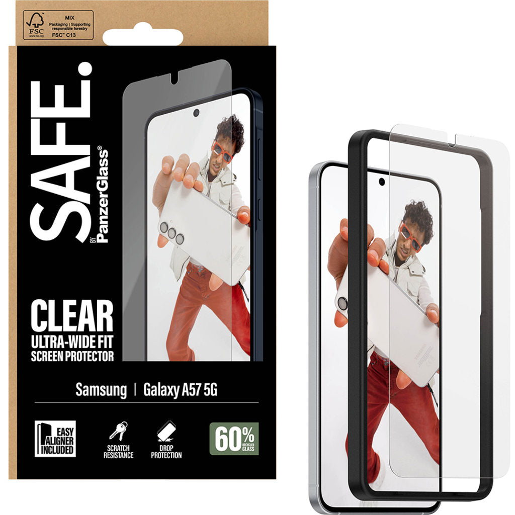 SAFE by Panzerglass Samsung Galaxy A57 5G - Ultra-Wide-Fit