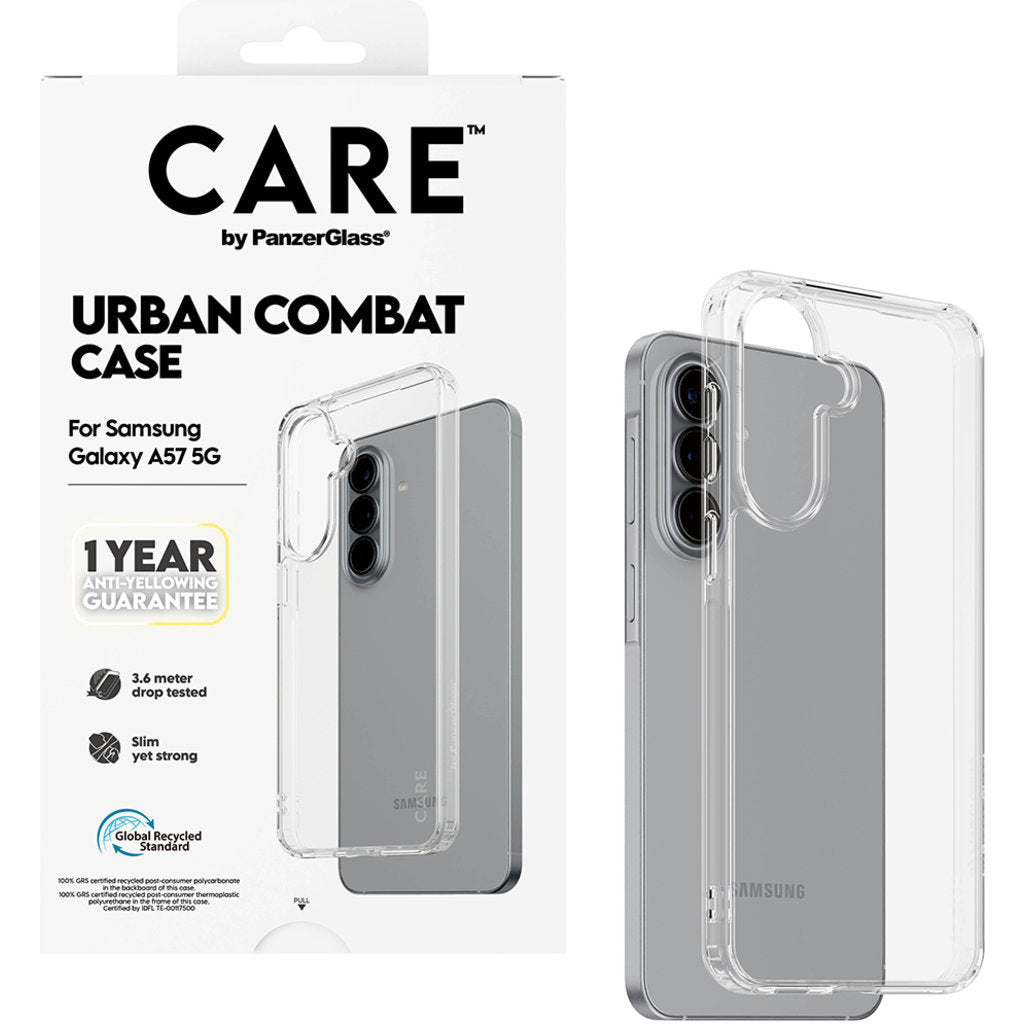 CARE by PanzerGlass Urban Combat Case Transparent Samsung Galaxy A57 5G