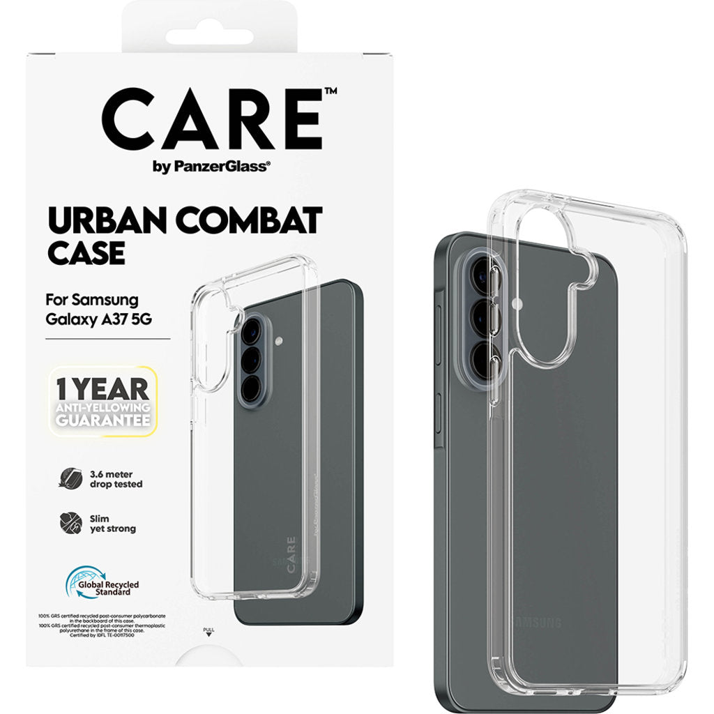 CARE by PanzerGlass Urban Combat Case Transparent Samsung Galaxy A37 5G