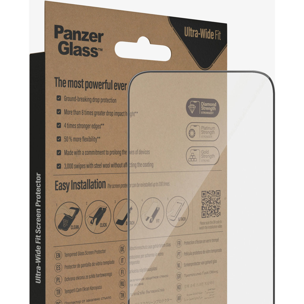 PanzerGlass Apple iPhone 14 Pro Max Black CF Super+ Glass AB with EasyAligner