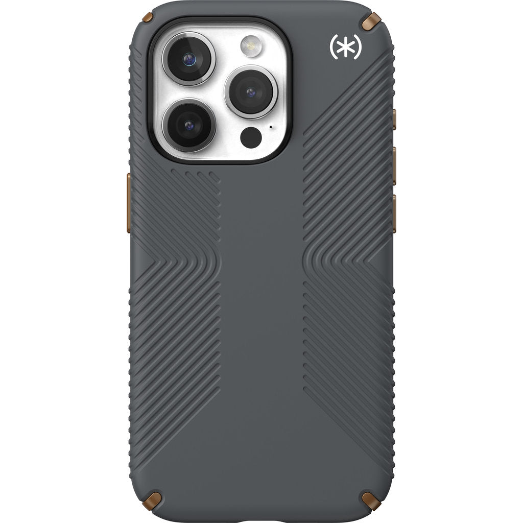 Speck Presidio2 Grip Apple iPhone 15 Pro Charcoal Grey – mit Microban
