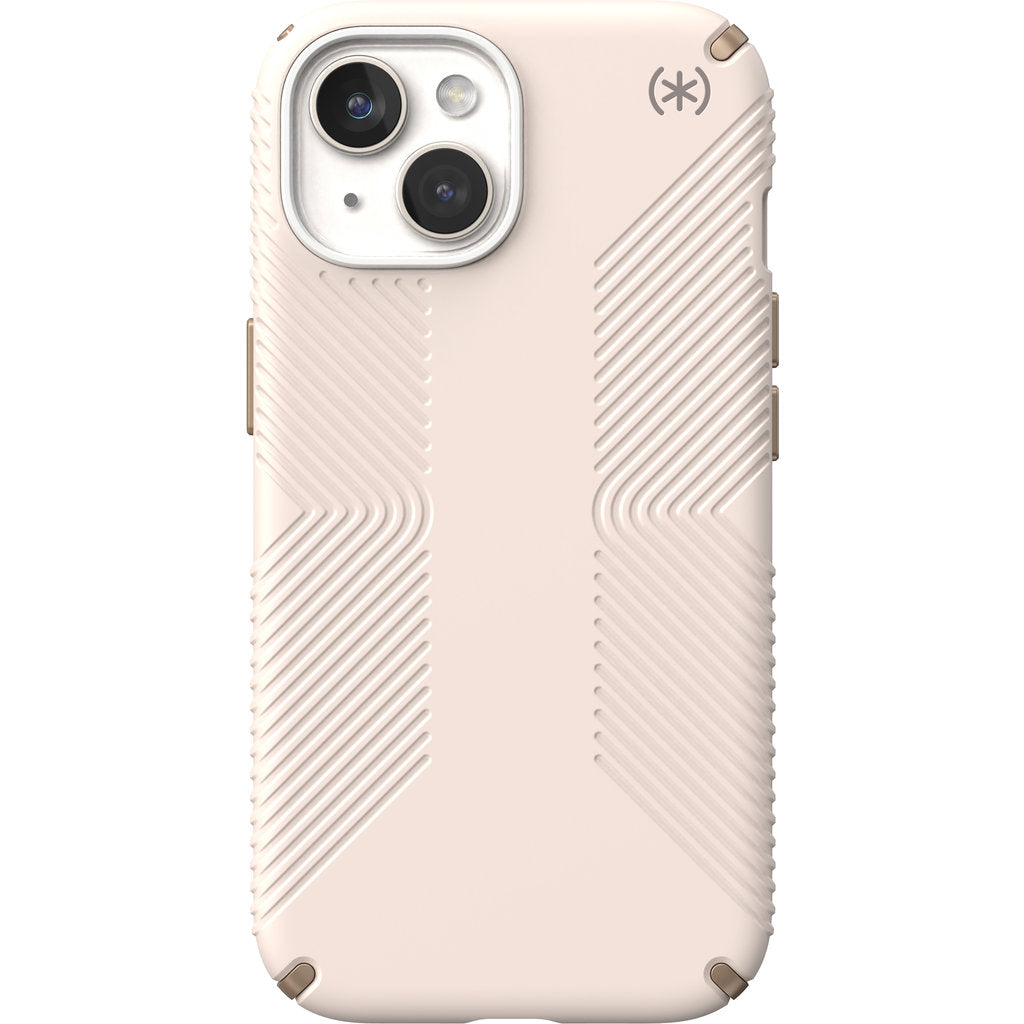 Speck Presidio2 Grip Apple iPhone 17e/16e/15/14/13 Bleached Bone - with Microban