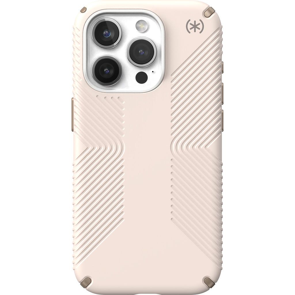 Speck Presidio2 Grip Apple iPhone 15 Pro Bleached Bone - with Microban