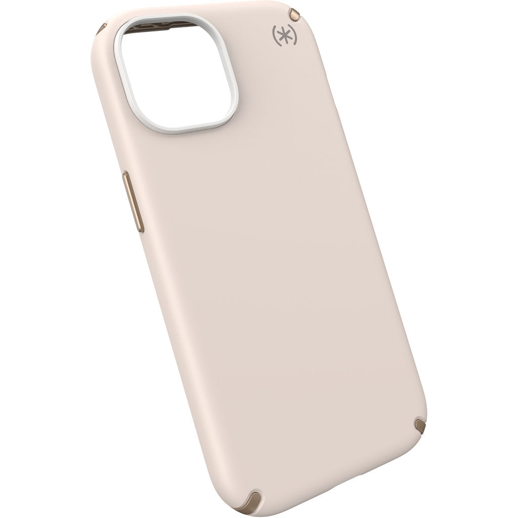 Speck Presidio2 Pro + MS Apple iPhone 17e/16e/15/14/13 Bleached Bone - with Microban