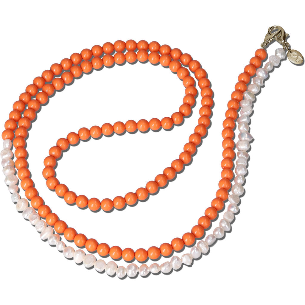 Casetastic Lanière Perles - Orange (125cm)