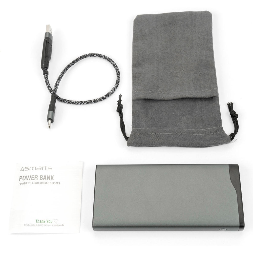 4Smarts Powerbank VoltHub Pro 10.000 mAh QC/PD 22.5W Black