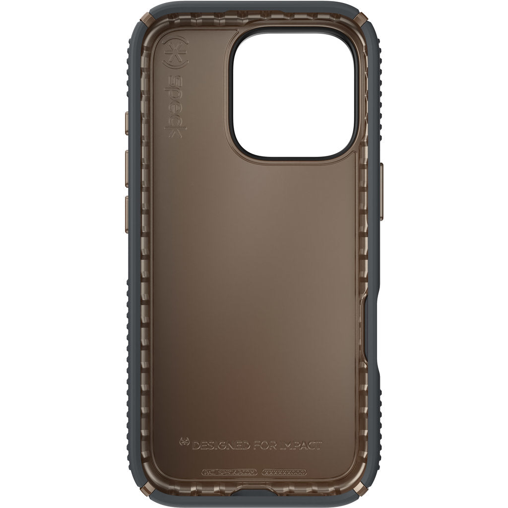 Speck Presidio2 Grip Apple iPhone 16 Pro Charcoal Grey - with Microban