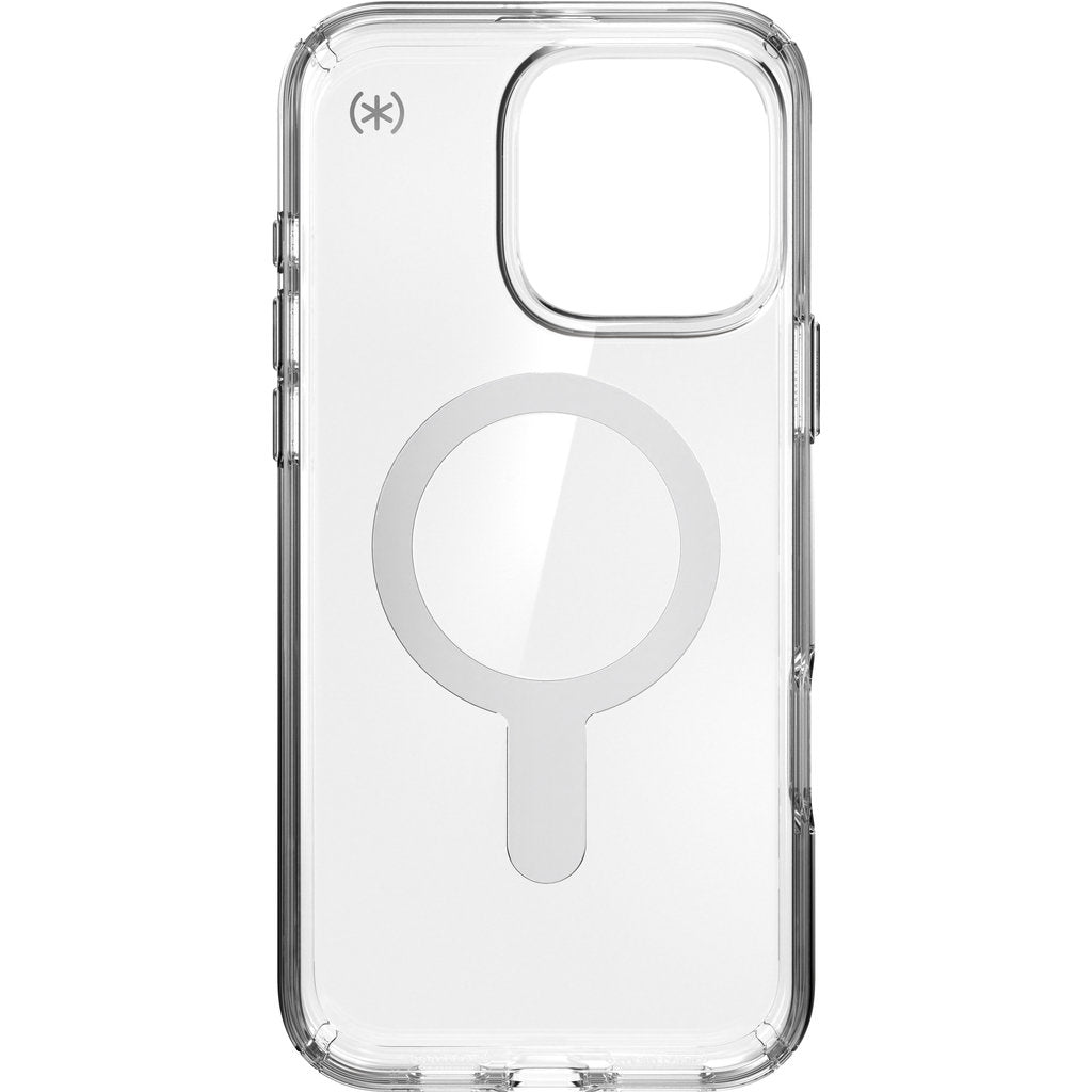 Speck Presidio Perfect Clear + ClickLock Apple iPhone 16 Pro Max Clear - with Microban