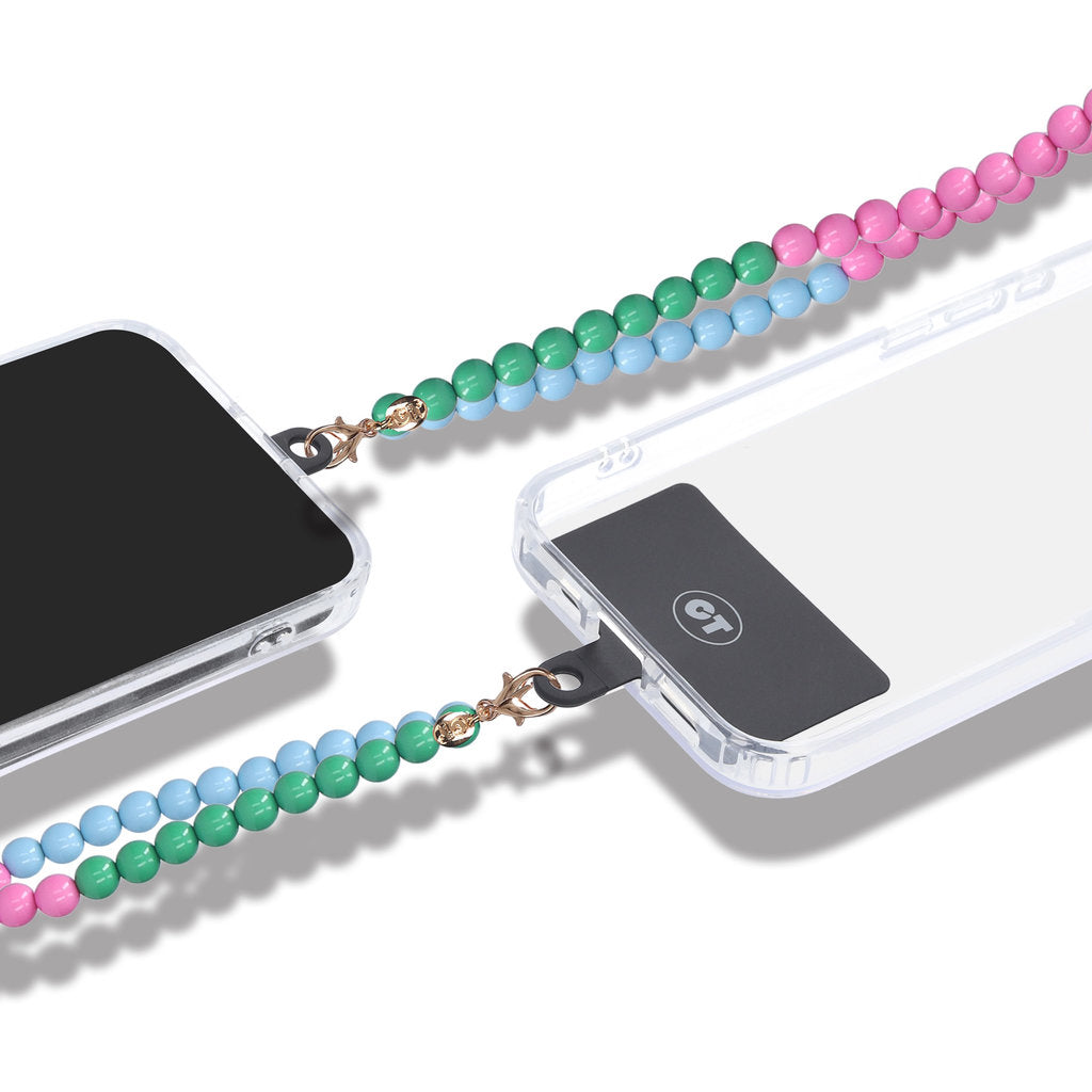 Casetastic Wrist band Beads - Blue/Pink/Green(30cm)