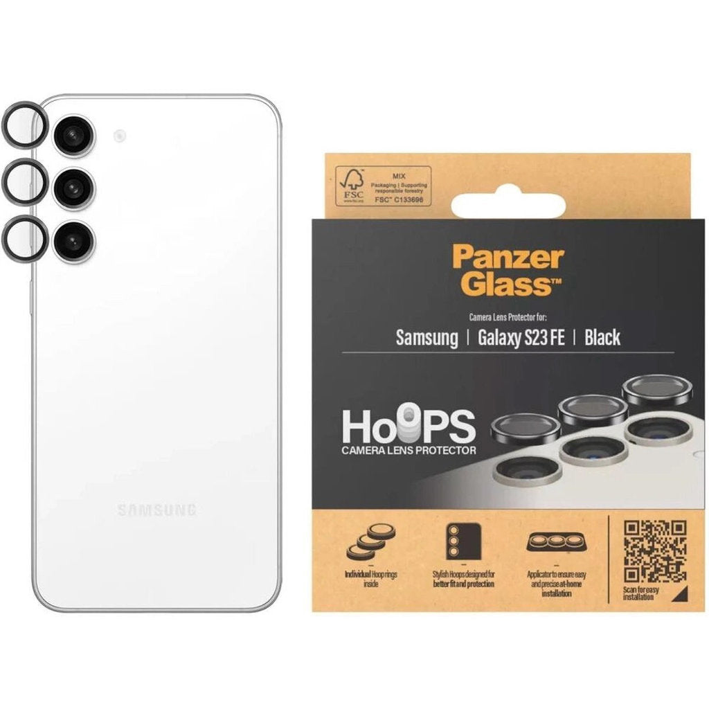 PanzerGlass Hoops Rings Samsung Galaxy S23 FE Black