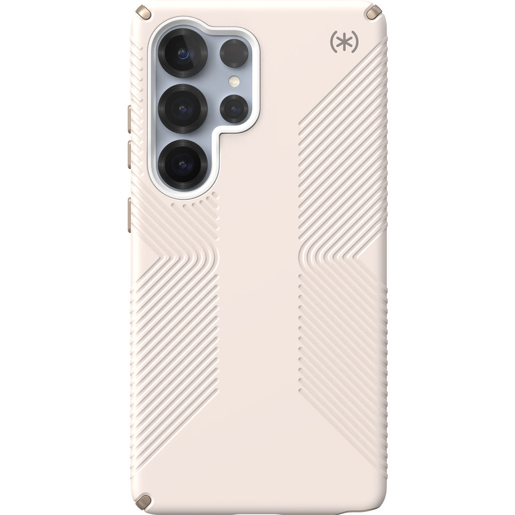 Speck Presidio2 Grip + Magnet Samsung Galaxy S25 Ultra Bleached Bone - with Microban