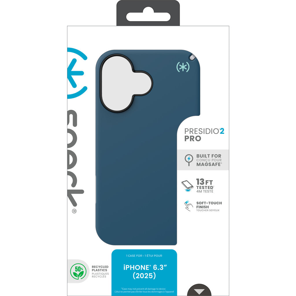 Speck Presidio2 Pro + MS Apple iPhone 17 Deep Sea Blue - with Microban