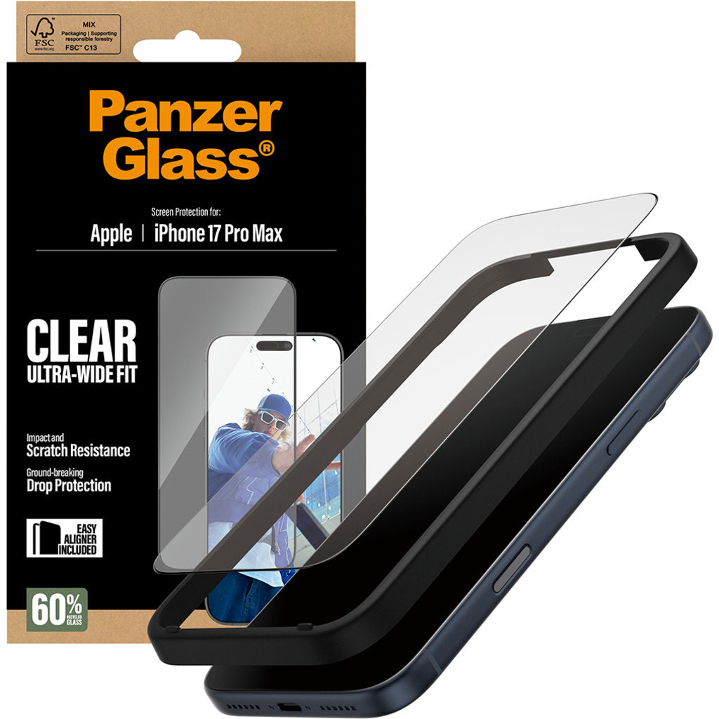 PanzerGlass Apple iPhone 17 Pro Max – Ultra-Wide Fit