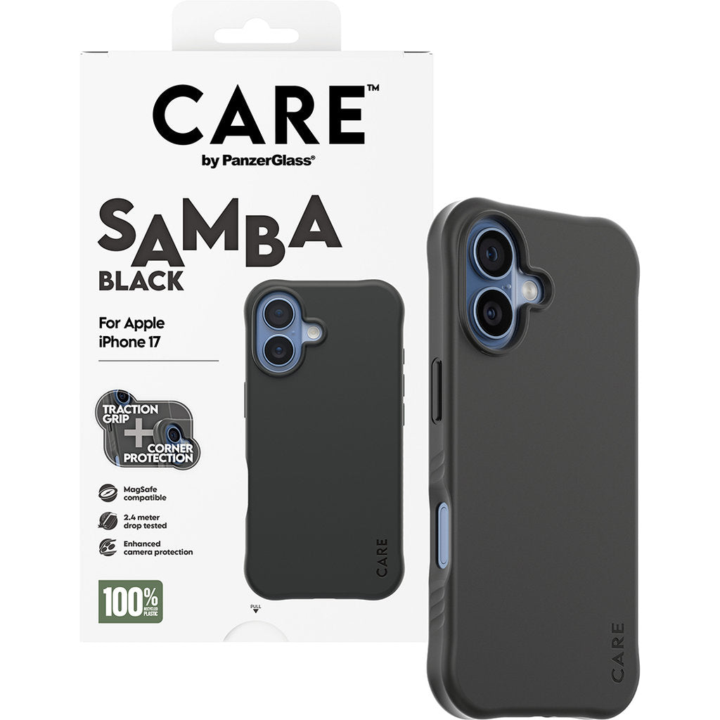 CARE by PanzerGlass Fashionable Case Samba Black MagSafe iPhone 17