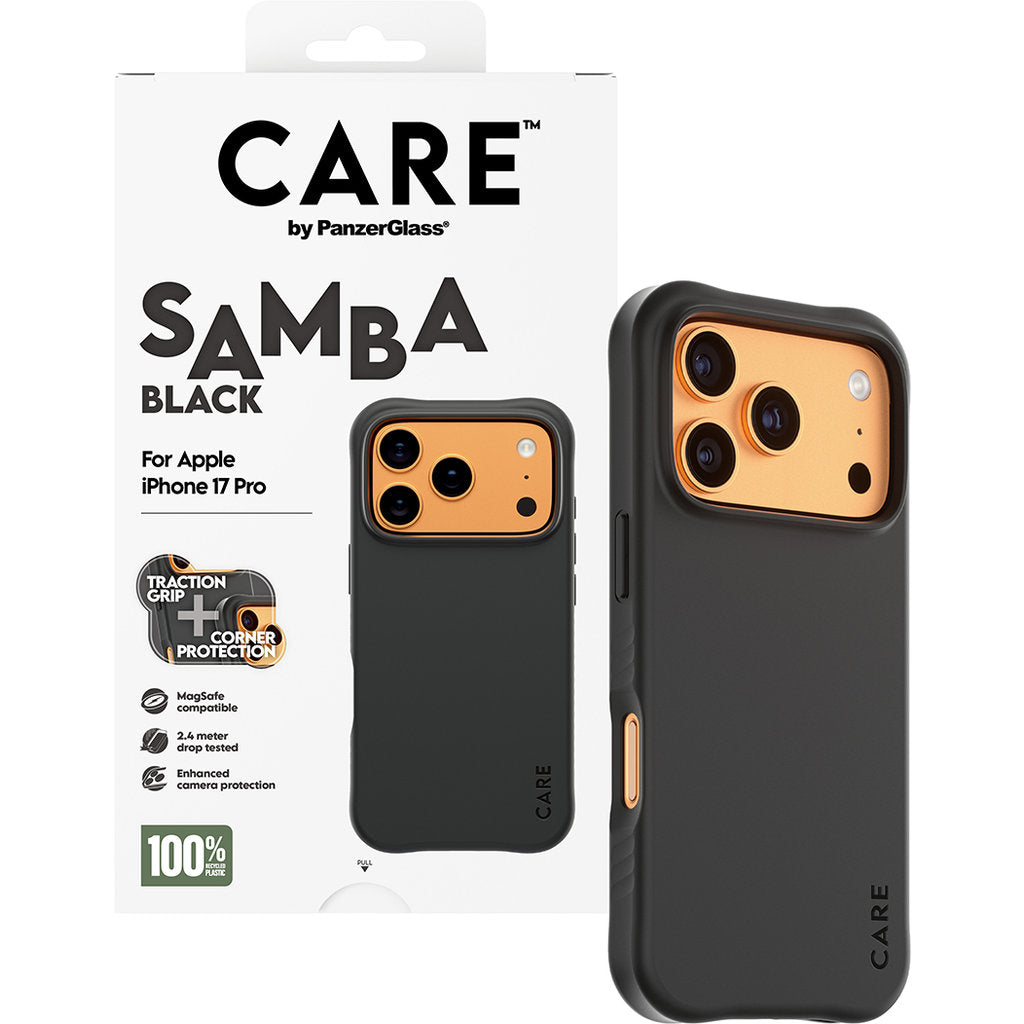 CARE by PanzerGlass Fashionable Case Samba Black MagSafe iPhone 17 Pro