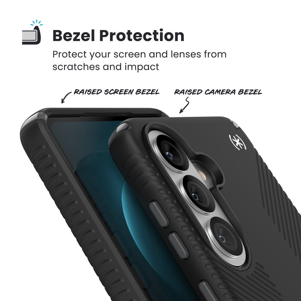 Speck Presidio2 Grip + Magnet Samsung Galaxy S26 Plus Black - with Microban