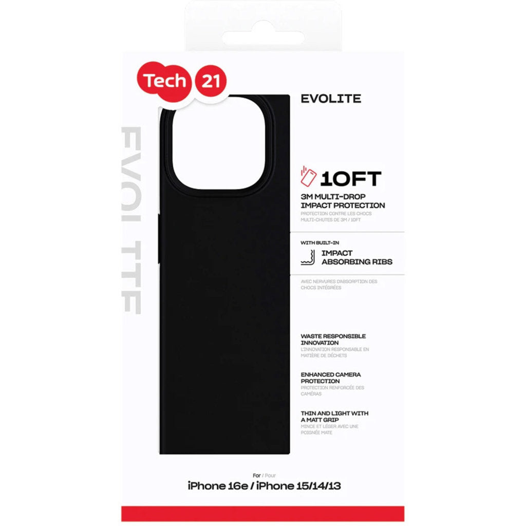 Tech21 Apple iPhone 17e/16e/15/14/13 EvoLite MagSafe Noir