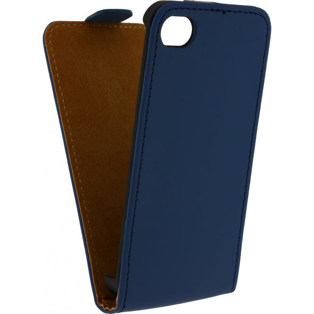 Mobilize Ultra Slim Flip Case Apple iPhone 4/4S Dunkelblau