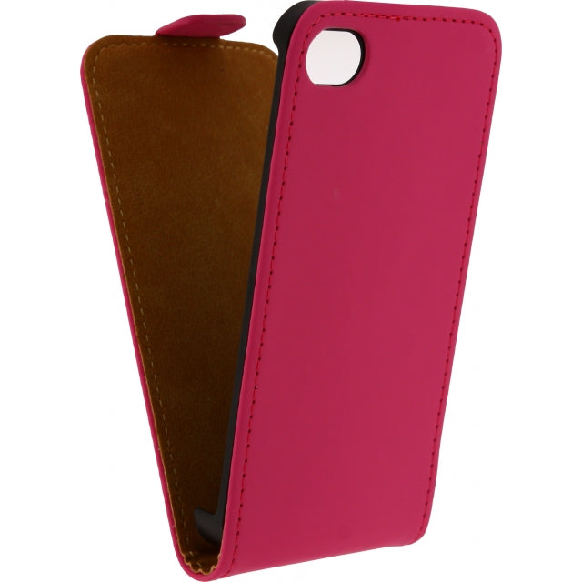 Étui à rabat ultra fin Mobilize pour Apple iPhone 4/4S fuchsia