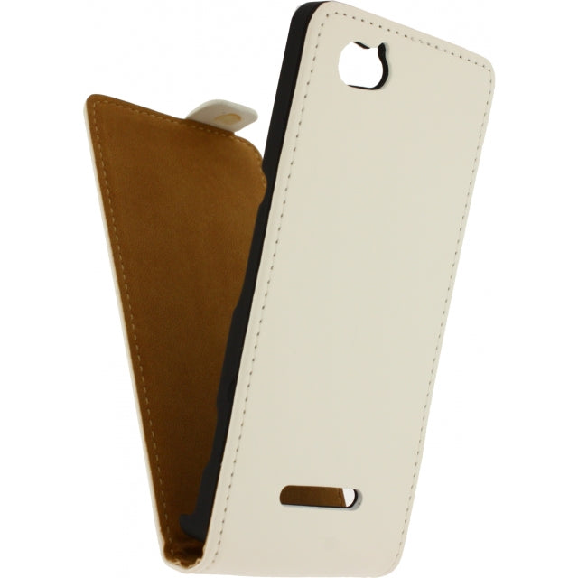 Mobilize Ultra Slim Flip Case Sony Xperia M Weiß