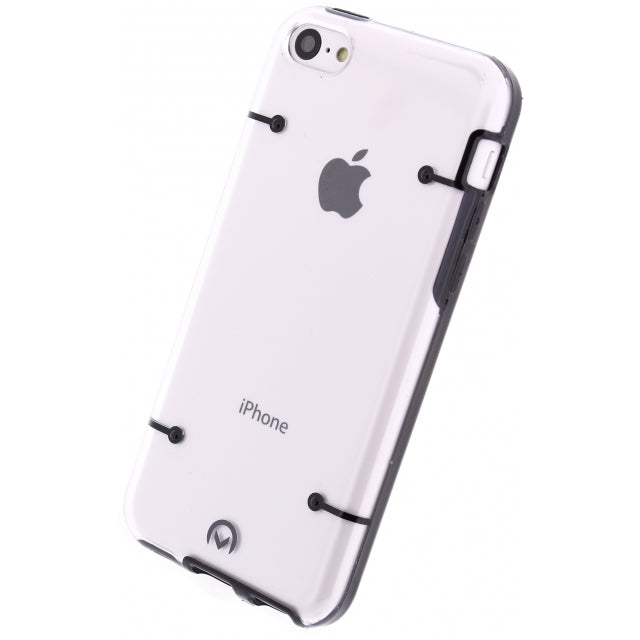 Mobilize Hybrid Case Transparent Apple iPhone 5C Schwarz