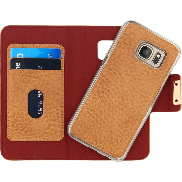 Mobilize Detachable Wallet Book Case Samsung Galaxy S7 Terrakotta mit Kupferverschluss