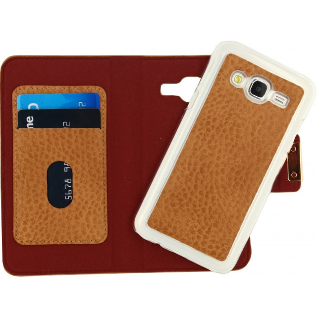 Mobilize Detachable Wallet Book Case Samsung Galaxy J5 Terracotta mit Kupferverschluss