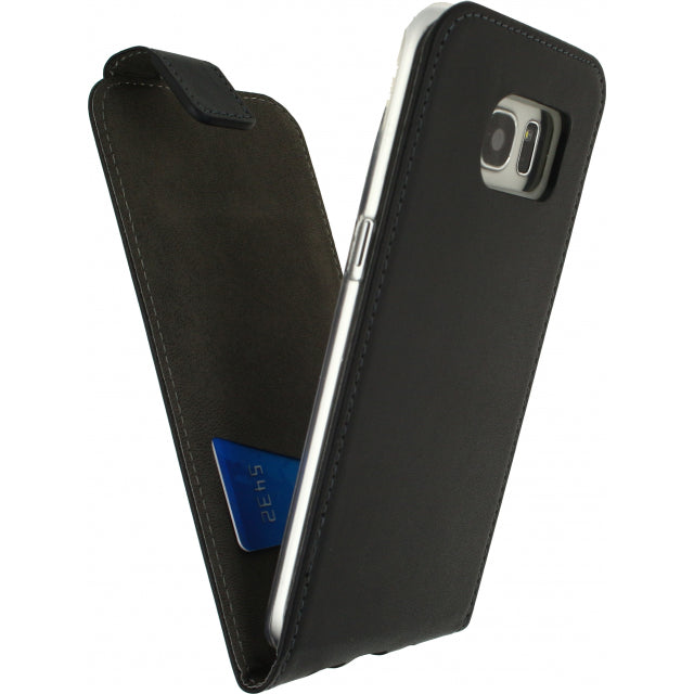 Mobilize Classic Gelly Flip Case Samsung Galaxy S7 Edge Schwarz