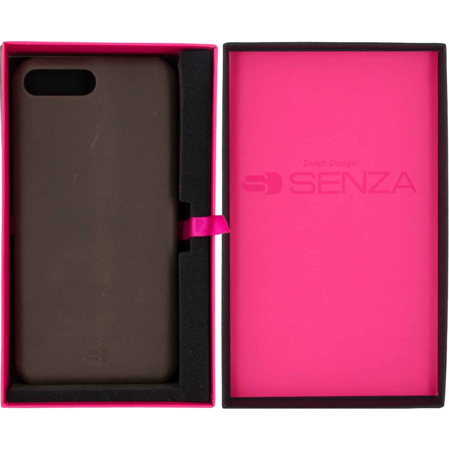 Senza Raw Leather Cover Apple iPhone 7 Plus/8 Plus Chestnut Brown