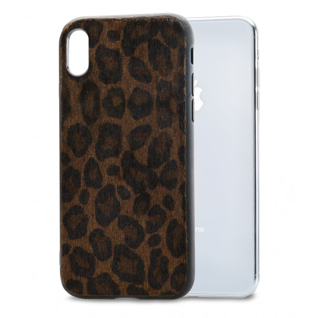 Mobilize Gelly Case Apple iPhone Xs Max Dunkelbraun Leopard