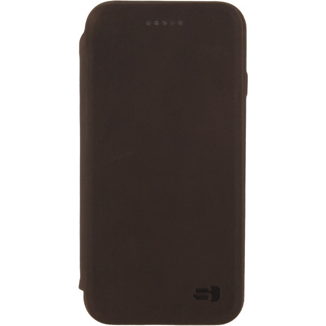 Senza Raw Skinny Leder-Geldbörse Apple iPhone 7 Plus/8 Plus Kastanienbraun
