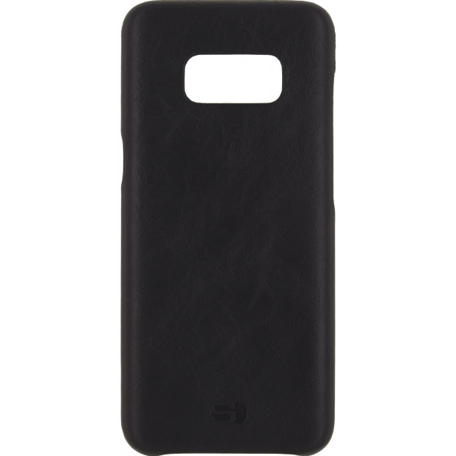 Senza Pure Leather Cover Samsung Galaxy S8 Tiefschwarz