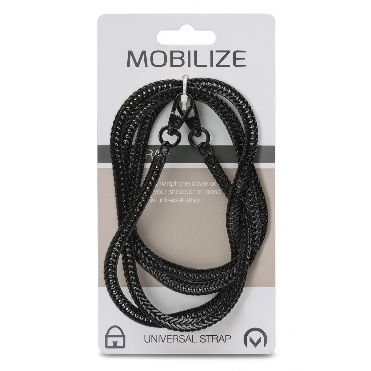 Mobilize Metal Shoulder Strap Matt Black