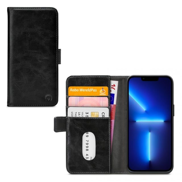 Mobilize Elite Gelly Wallet Book Case Apple iPhone 13 Pro Schwarz