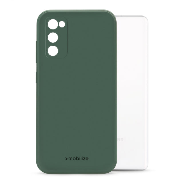 Mobilize Rubber Gelly Case Samsung Galaxy S20 FE Matt Green