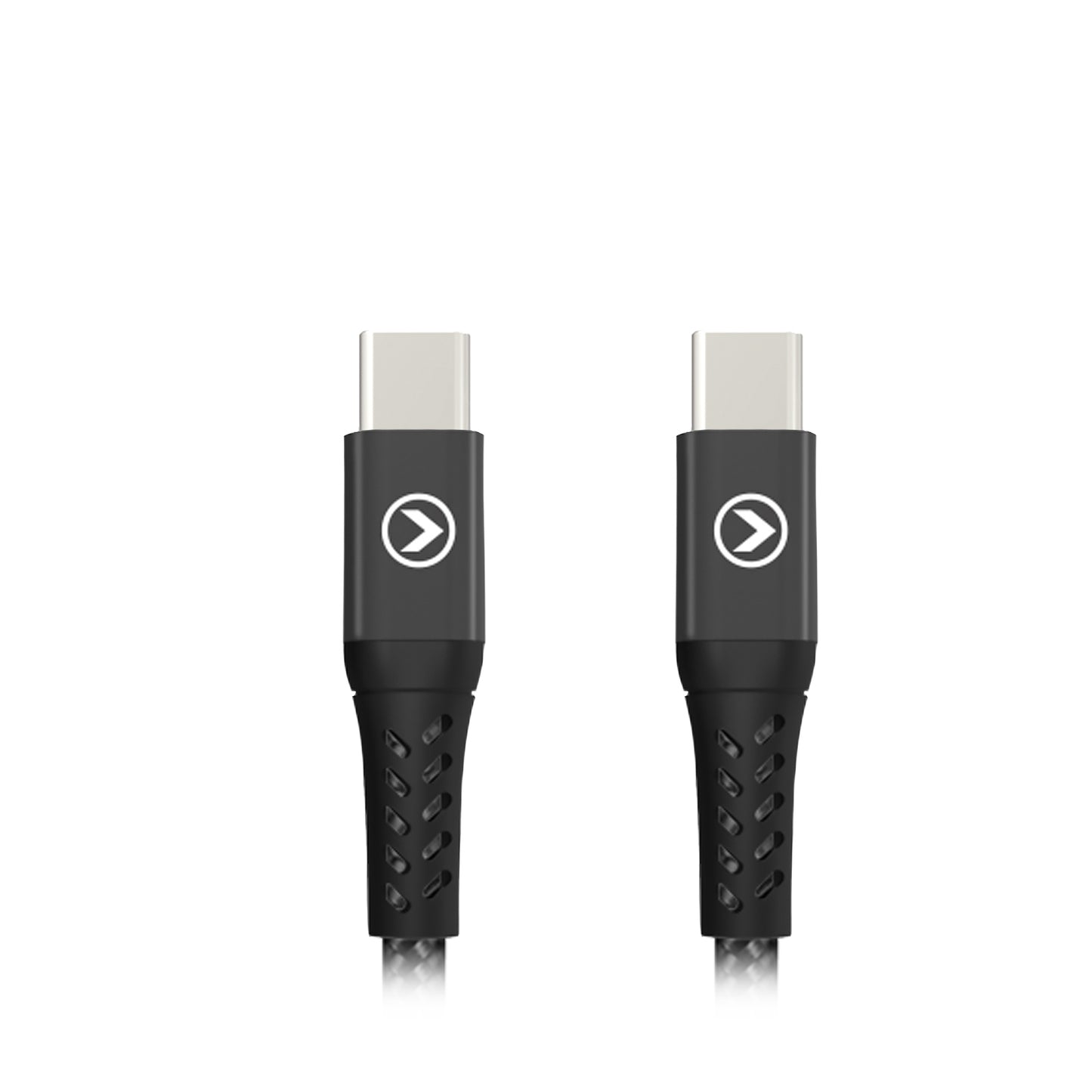Mobilize Strong Nylon Cable USB-C to USB-C 1m. 100W Black