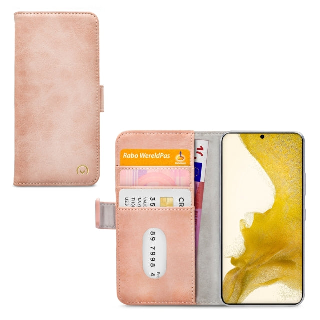 Mobilize Elite Gelly Wallet Book Case Samsung Galaxy S22 5G Rose clair