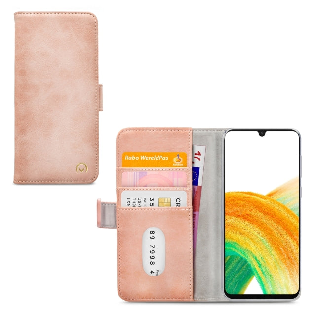 Mobilize Elite Gelly Wallet Book Case Samsung Galaxy A33 5G Rose clair