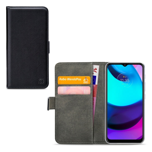Mobilize Classic Gelly Wallet Book Case Motorola Moto E20 Black