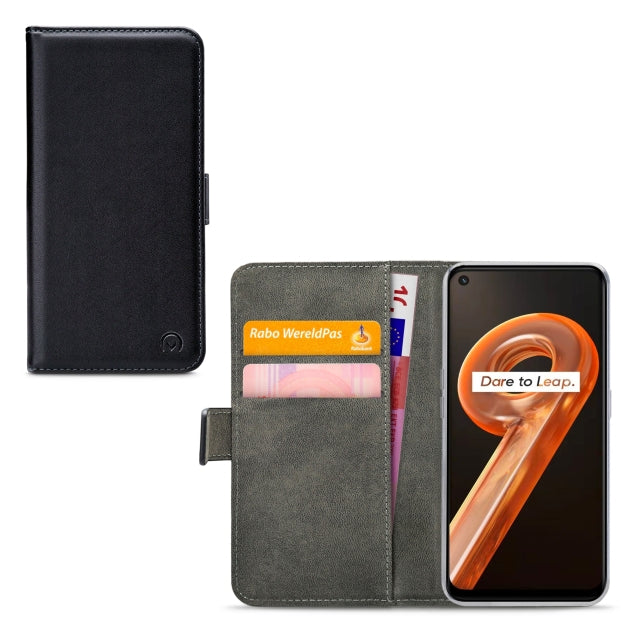 Mobilize Classic Gelly Wallet Book Case realme 9i Schwarz