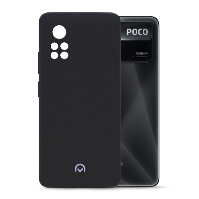 Mobilize Rubber Gelly Hülle Xiaomi Poco X4 Pro 5G Mattschwarz