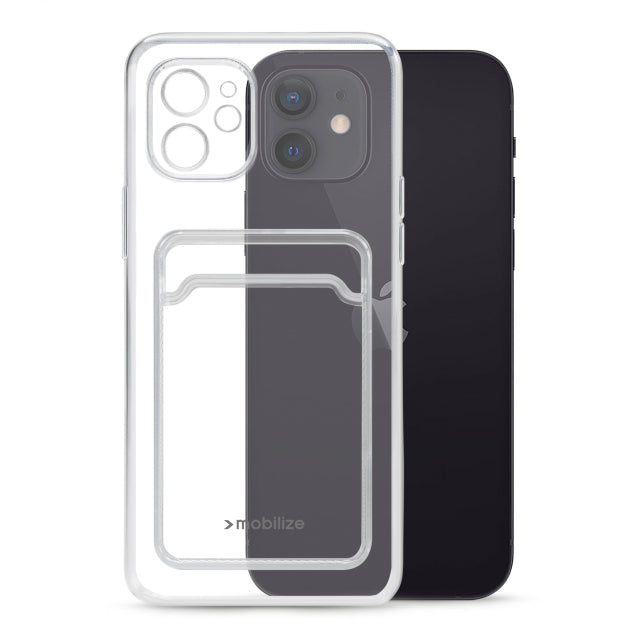 Mobilize Gelly Card Case Apple iPhone 12 Clear