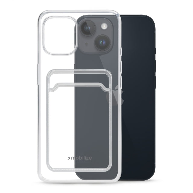 Mobilize Gelly Card Case Apple iPhone 14 Transparent