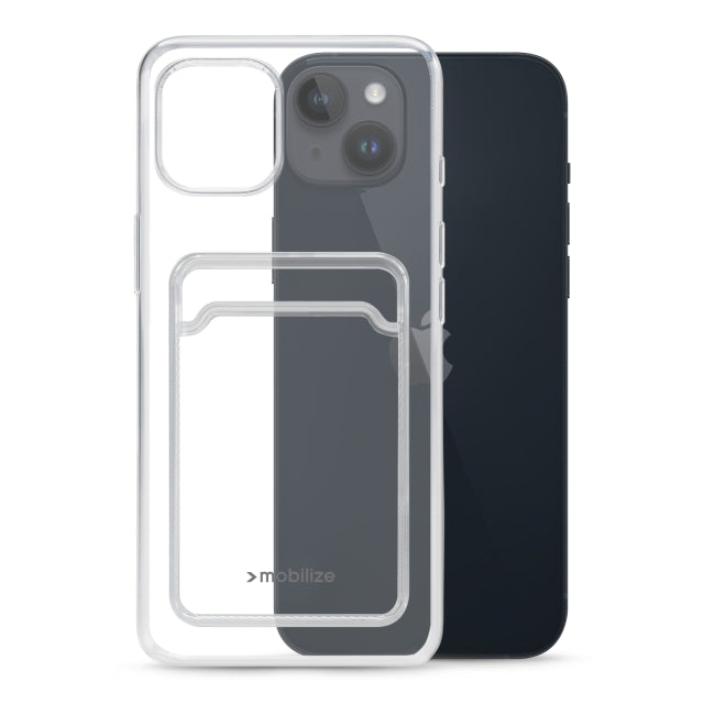 Mobilize Gelly Card Case Apple iPhone 14 Plus Transparent
