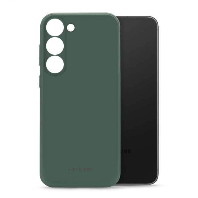 Mobilize Rubber Gelly Case Samsung Galaxy S23 5G Matt Green