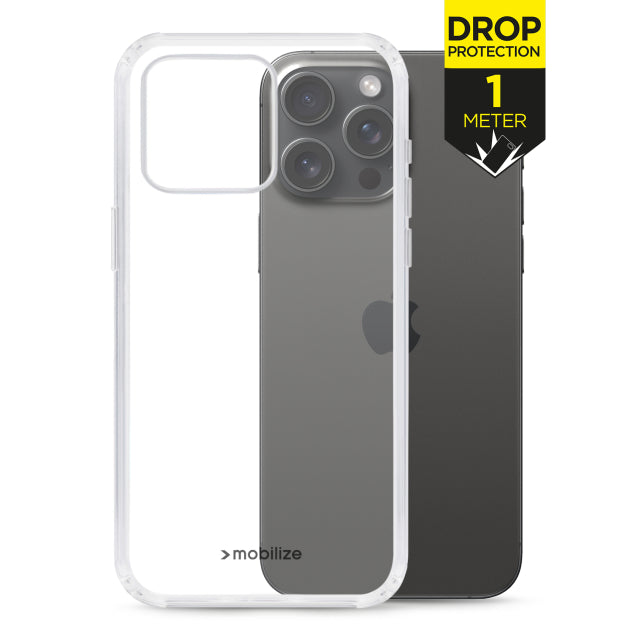 Mobilize Housse de protection transparente Naked Apple iPhone 15 Pro Max