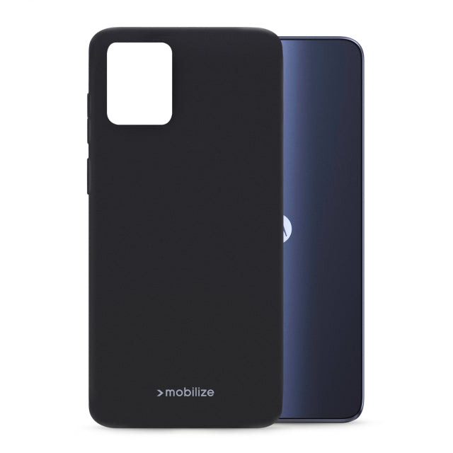 Mobilize Rubber Gelly Case Motorola Moto G54 Mattschwarz
